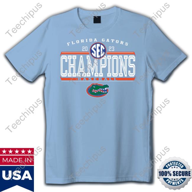 Shop Ncaasports Florida Gators 2023 Sec Baseball Regular Season Champions Shirts