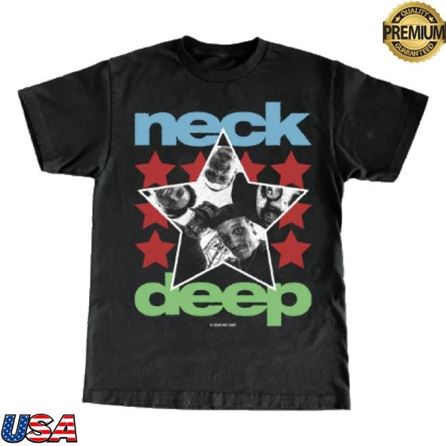 Trending Neck Deep Star Portrait T-Shirt Neck Deep Merch Store Shop