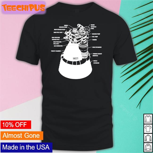 F-1 Engine Schematics Shirt