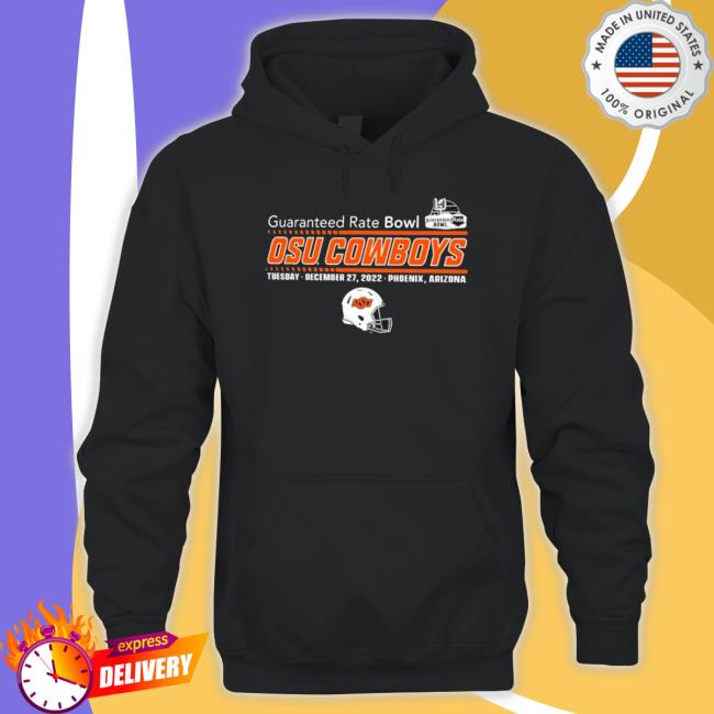 Guaranteed Rate Bowl 2022 Oklahoma State Football Helmet Shirt