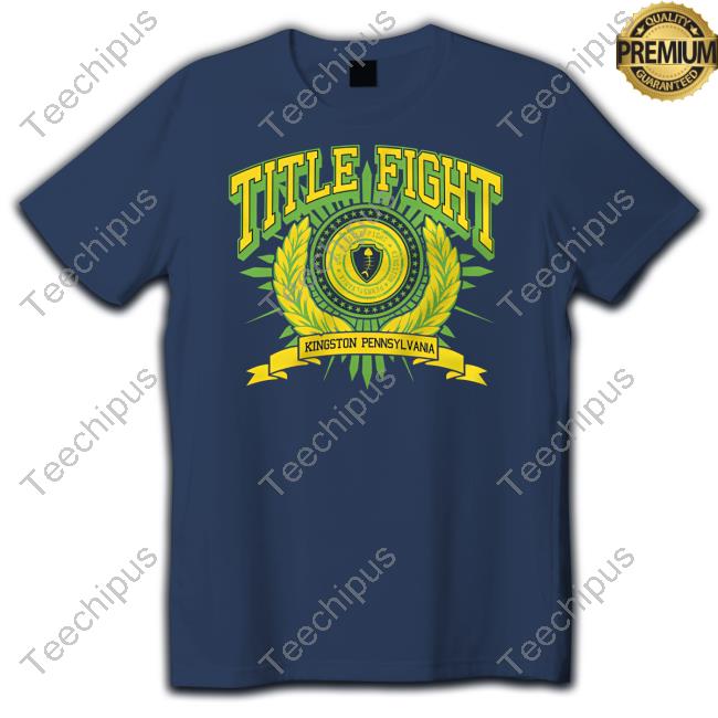 Official Title Fight Crest Tee Shirt