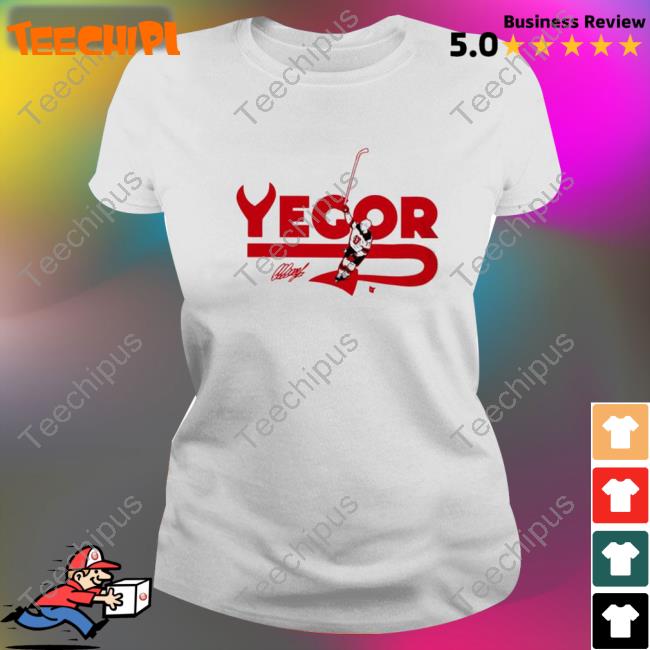 Yegor Sharangovich New Jersey Devils Celly Signature Crewneck Sweatshirt