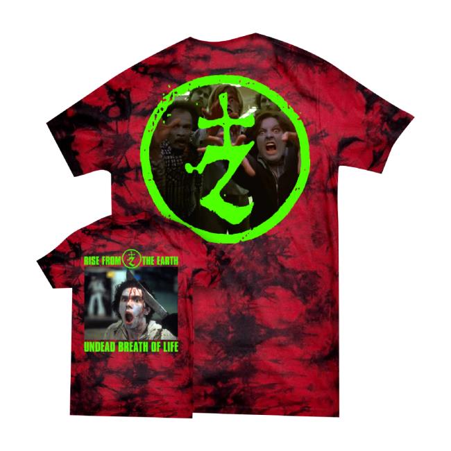 Trending Zao "Undead Breath" Red Tie Dye TankTop Holy Mountain Printing Shop