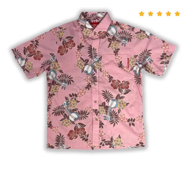 Worththeweightvintage Merch Vintage Pink Floral Print Hawaiian Classic Shirt