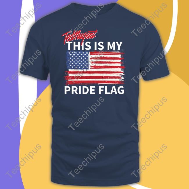 Real America's Voice Ted Nugent This Is My Pride Flag Long Sleeve Tee