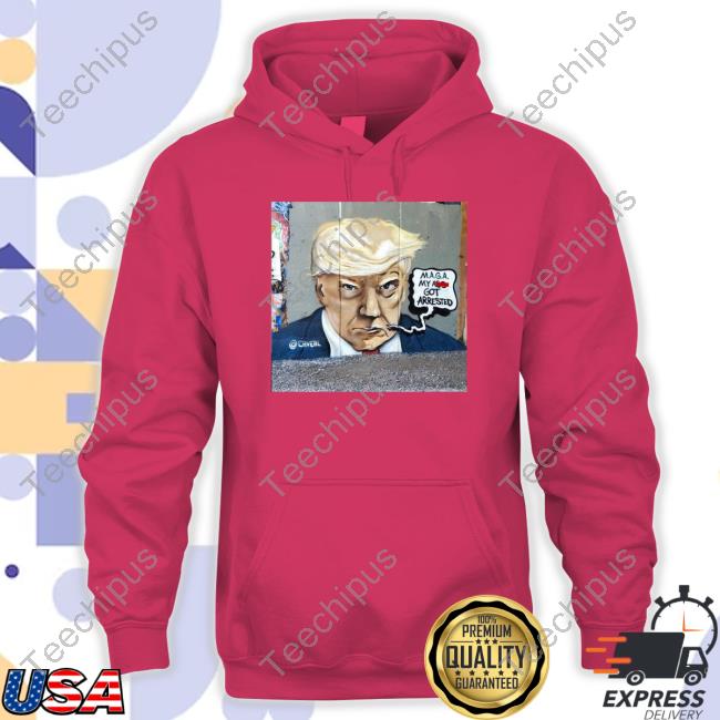 Donald Trump’S Mugshot Maga My As Got Arrested In Atlanta Hoodie