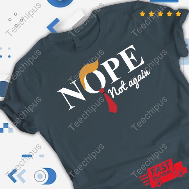 Anderson Cooper Nope Not Again Long Sleeve Tee