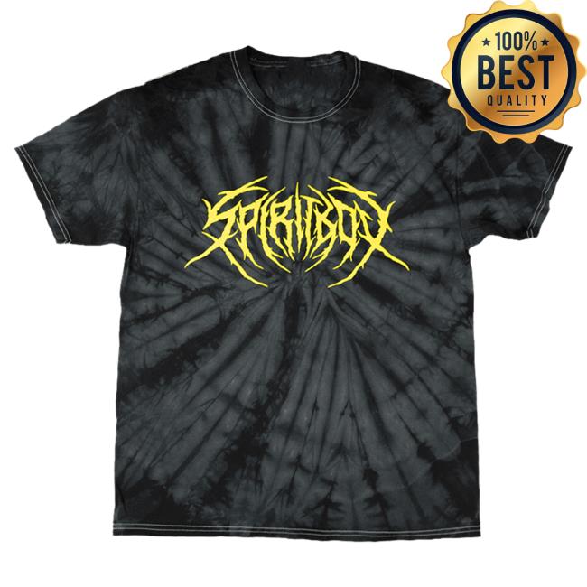 Official Spiritbox Merch Spiritbox Death Metal Black Tie Dye Tees