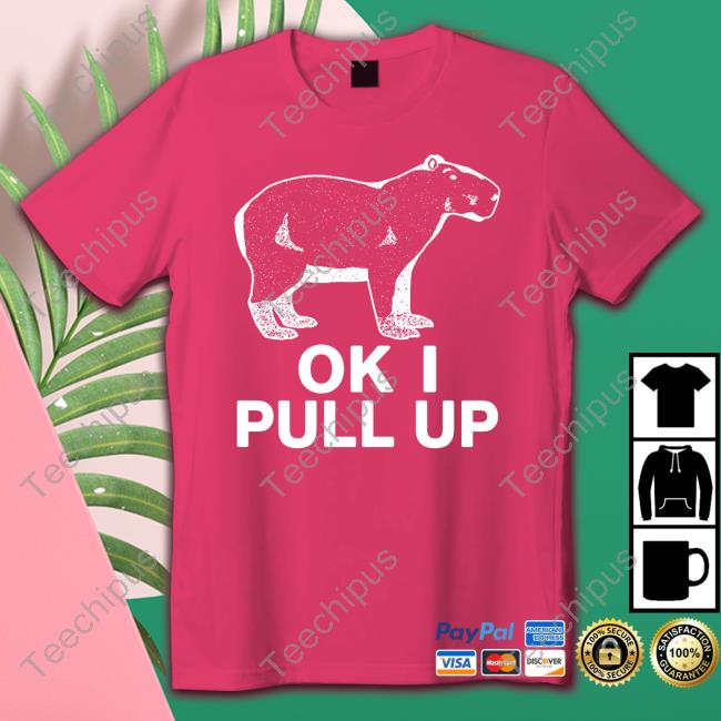 Ok I Pull Up Capybaraman Shop Sweatshirt