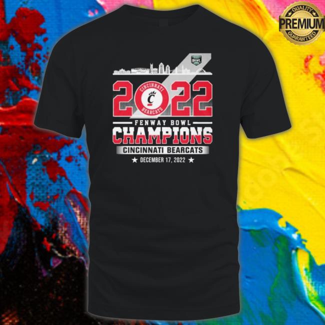 Cincinnati Bengals 2022 Fenway Bowl Champions Tee