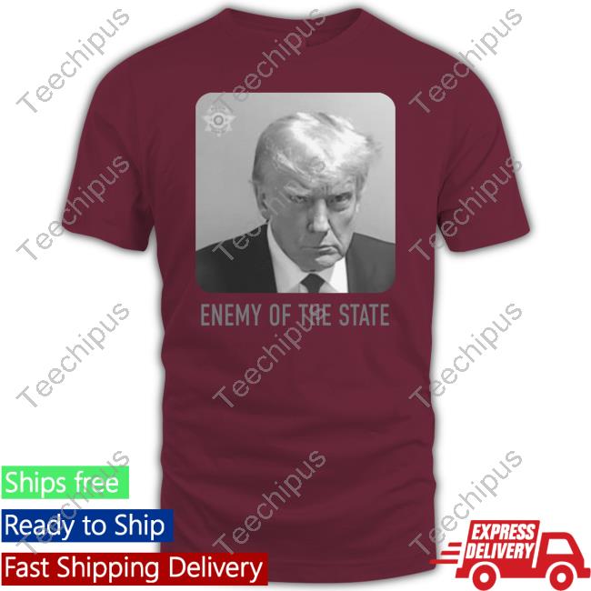 Ryan Fournier Trump Mugshot Enemy Of The State T Shirt