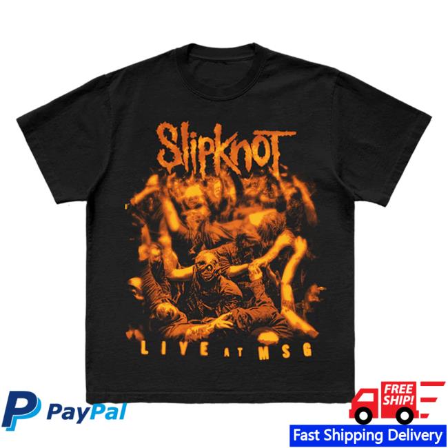 Official Slipknot Merch Store Slipknot Live At Msg T-Shirt I Slipknotmerch Apparel Clothing Shop