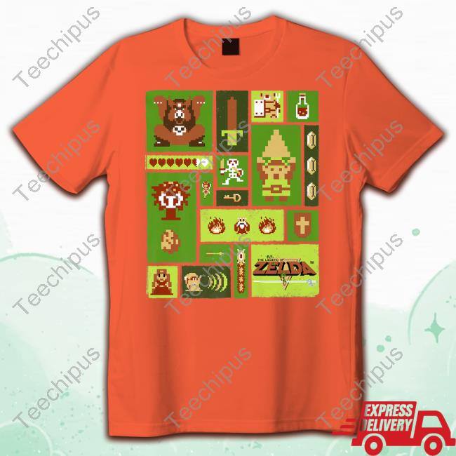 Kane Carter Legend Of Zelda Collage Hoodie