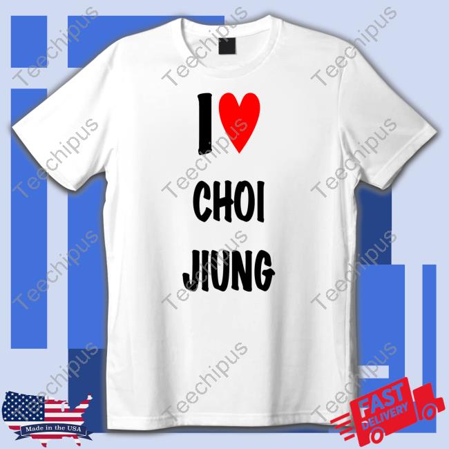 I Love Choi Jiung Crewneck Sweatshirt Jiungzgf