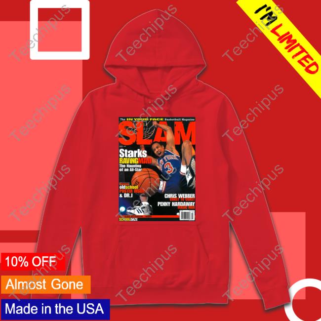 Jalen Brunson Wearing Slam Cover John Starks Shirt