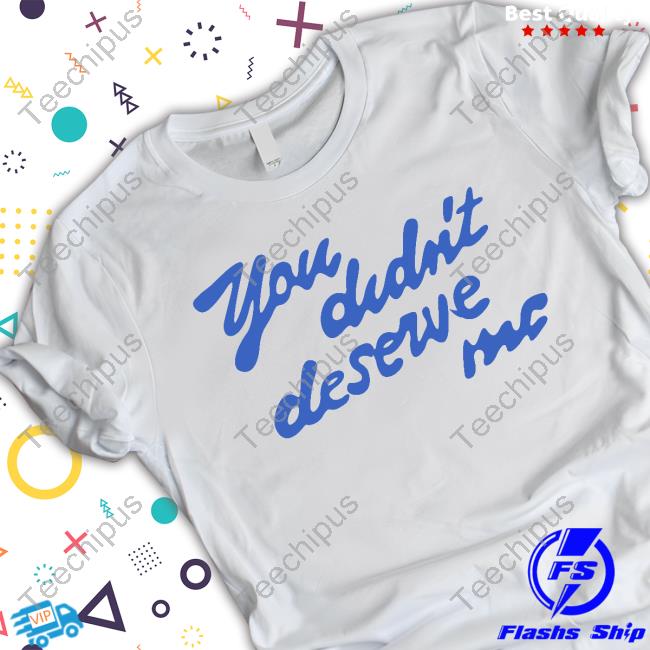 Omar Apollo Ivory Collection You Didn't Deserve Me Sweatshirt