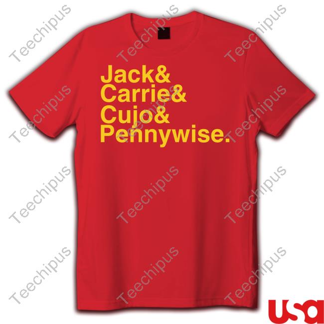 Jack Carrie Cujo Pennywise Tees