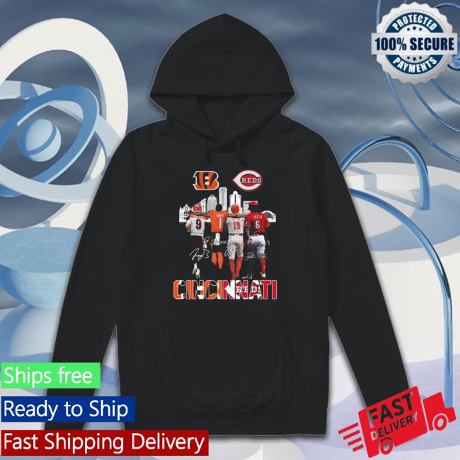 Cincinnati Bengals And Cincinnati Reds City Signatures Sweater