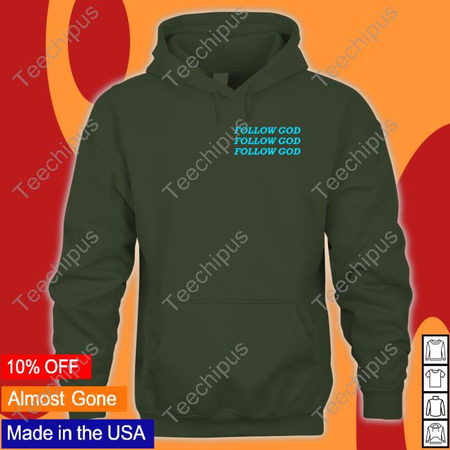 Follow God Hoodie Speedy Updates Wearing Follow God Shirt Black