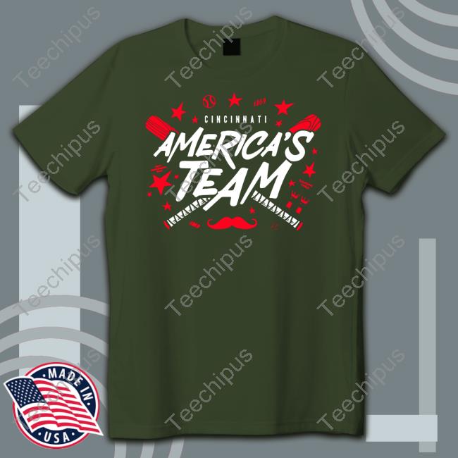 Cincyshirts Cincinnati America's Team Long Sleeve Tee