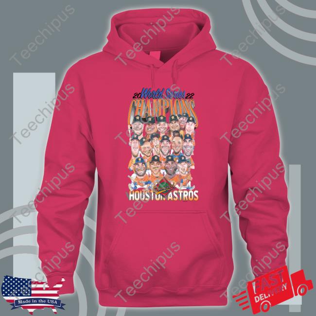 2022 World Series Houston Astros Slumpled Shirts World Series Grillz