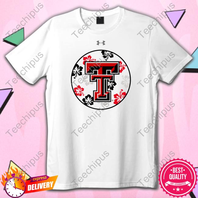 Maui Hibiscus Texas Tech Basketball Tees