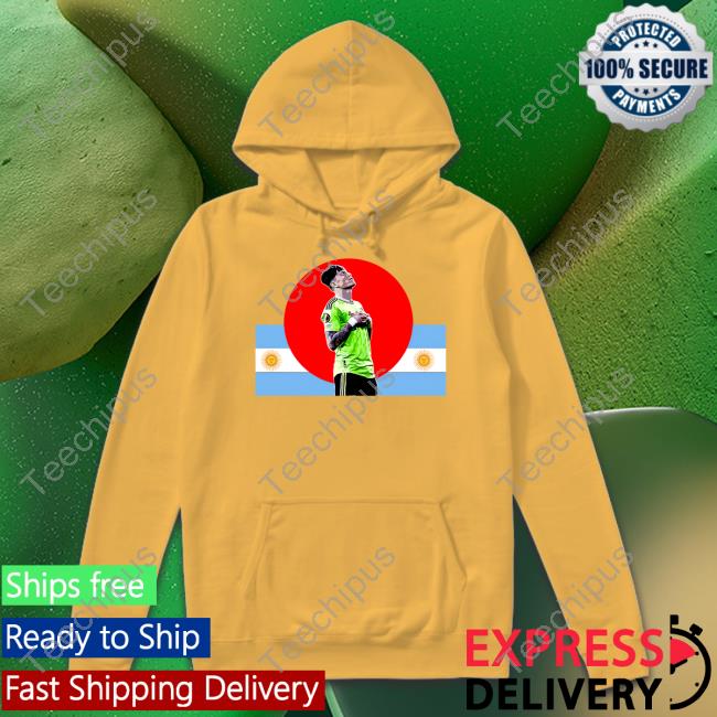 Red Manc Designs Garnacho Argentina Long Sleeve T Shirt