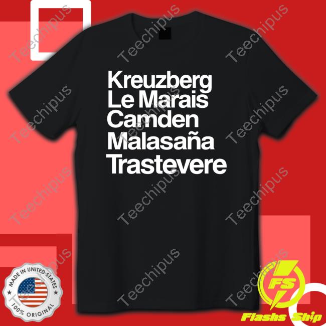 David Adler Kreuzberg Le Marais Camden Malasana Trastevere T-Shirt