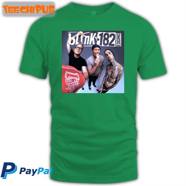 Blink 182 Edging Shirts Markhoppus Blink 182 Edging Tee Markhoppus