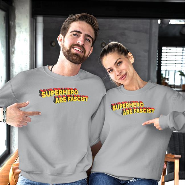 Thegoodshirts Merch Superhero Movies Are Fascist Shirt Good Shirts