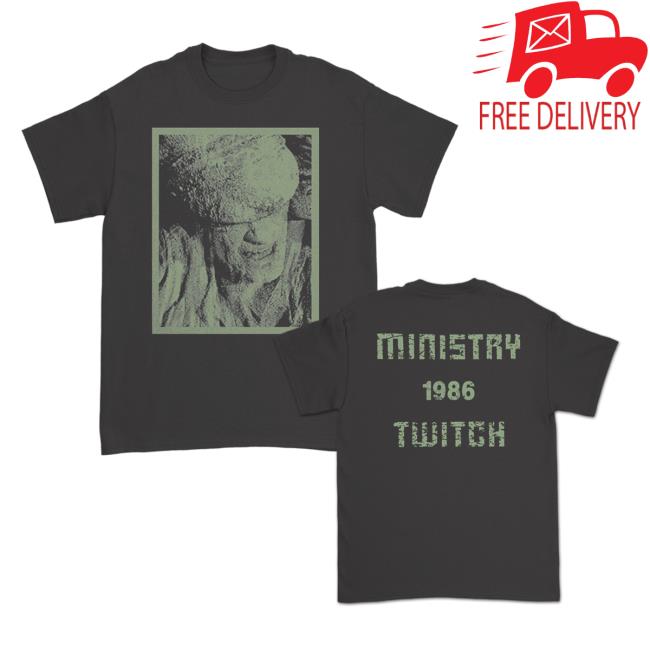 Original 1986 Twitch Long Sleeve T Shirt (Vintage Black) Ministry Official Shop