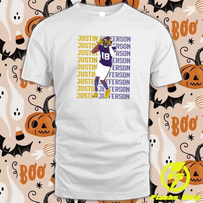 Happy Art For Fans Justin Jefferson Legend Football T-Shirt