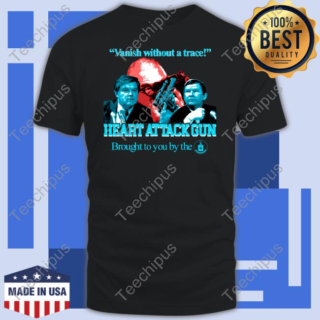 Barelylegal Vanish Without A Trace Heart Attack Gun T-Shirt