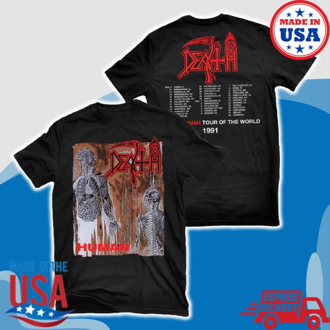 Trending Relapse Merch Store Death "Human World Tour - 1991-92" Sweater Relapse Shop