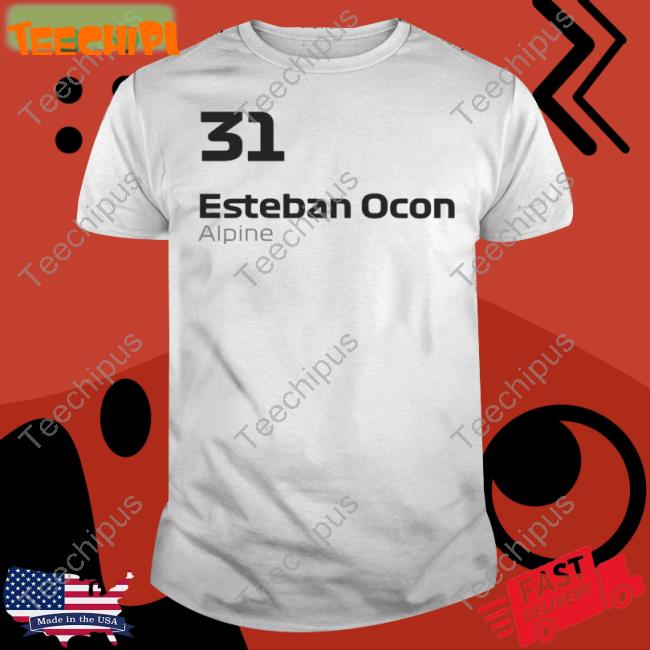 Logo Esteban Ocon 31 F1 Racing Sweatshirts