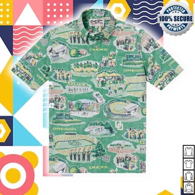 Reynspooner Merch Ncaa Oregon Ducks Oregon Scenic Hawaiian Shirt