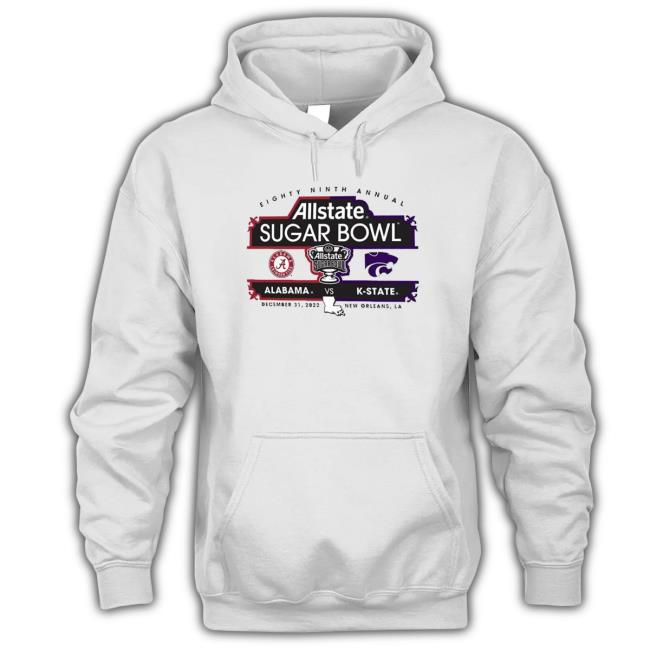 Official Allstate Sugar Bowl 89Th Annual K-State Vs Alabama December 31, 2022 New Orleans Sweatshirt
