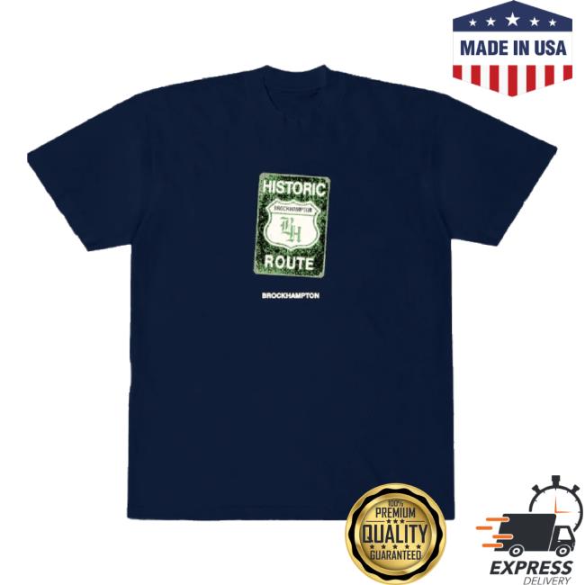 Original Historic Route Long Sleeve T Shirt Brockhampton Shop