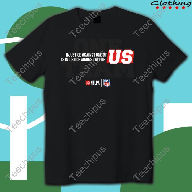 Lamar Jackson Wearing Injustice Against One Of Us Is Injustice Against All Of Us Shirt Baltimore Ravens