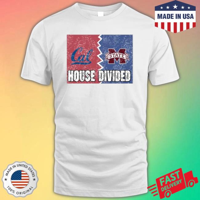 Official Distressed California Mississippi State Sport Team House Divided Shirt Official Distressed California Mississippi State Sport Team House Divided Sweatshirt