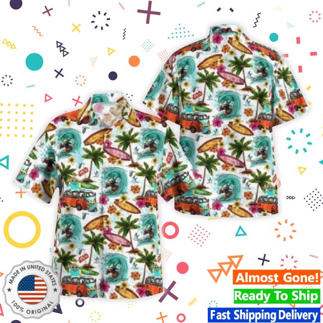 Trending Cute Star War Tropical Hawaiian Long Sleeve Tee For Men And Women