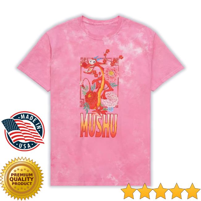 Official Disney Mulan Mushu Floral Women’S Tie-Dye Sweaters - Boxlunch Exclusive