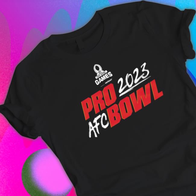 Afc Fanatics Black 2023 Pro Bowl Game Tee
