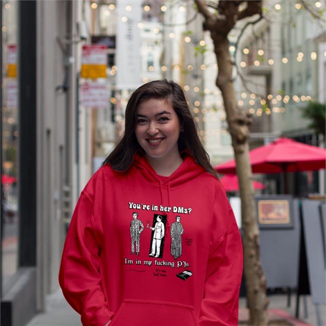 You're In Her Dms I'm In My Fucking Pjs Sweatshirt Psychedelic Skeletor