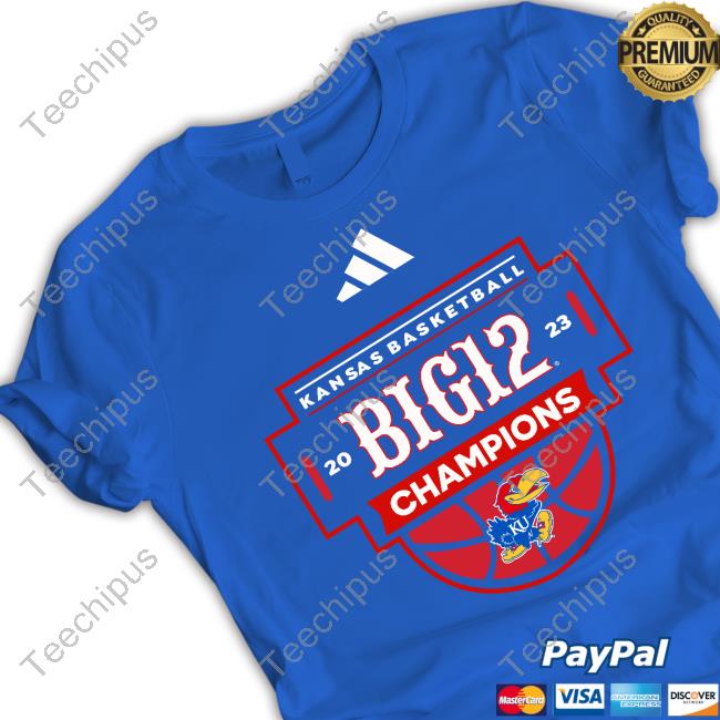 Kansas Jayhawks Kansas Basketball 2023 Big 12 Champion Sweatshirt