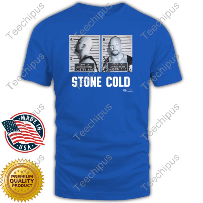 Stone Cold Dept. Of Corrections Mugshot Tee Shirt