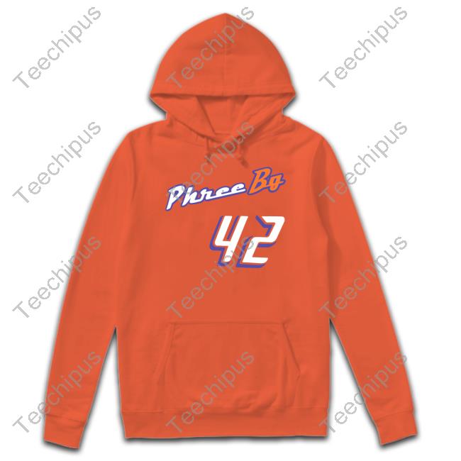 Phree By 42 Hoodied Sweatshirt We Are BG Dawn Staley Wearing Phree By 42 Long Sleeve Tee Shirt We Are BG