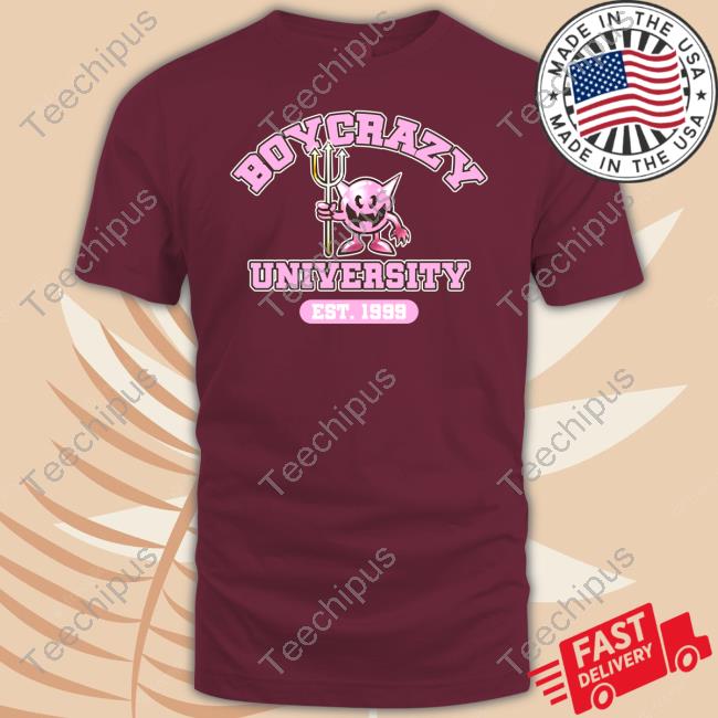Boycrazy Merch Bc University Tee Shirt