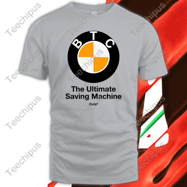 Cory Klippsten Wearing Btc The Ultimate Saving Machine Bitcoin Long Sleeve T Shirt