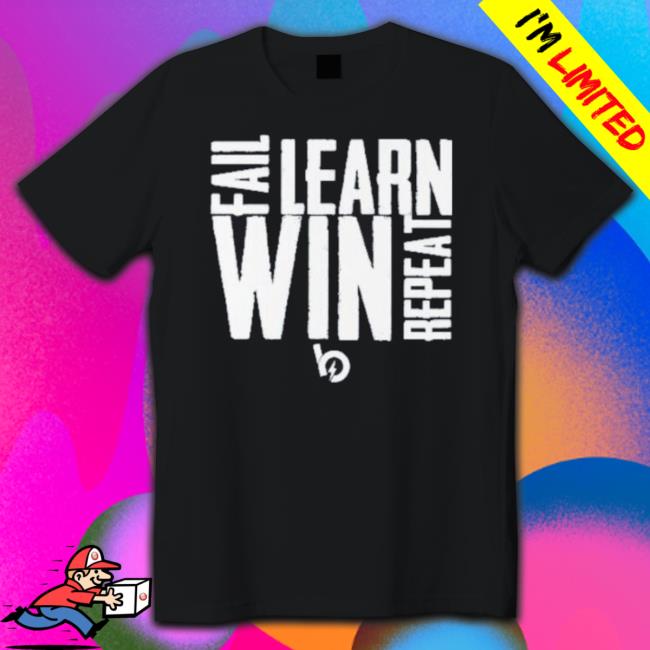 Trevor Bauer Fail Learn Win Repeat Hooded Sweatshirt
